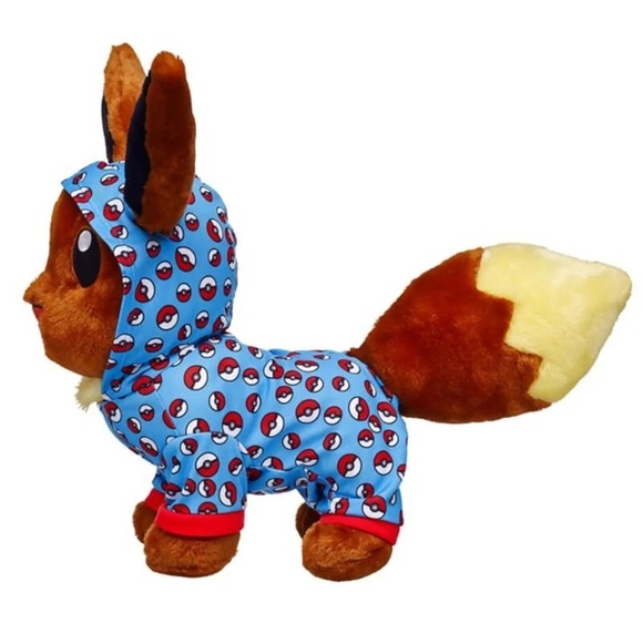 Build-A-Bear Pokémon Cute Plush Toy with Blue Hoodie - Picture 2 of 15